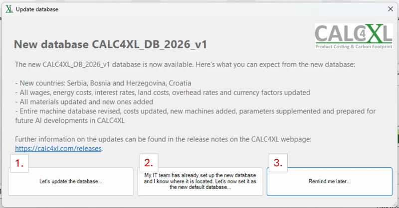 Screenshot Automatic Database Update