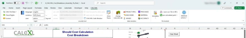CALC4X Excel-Integration